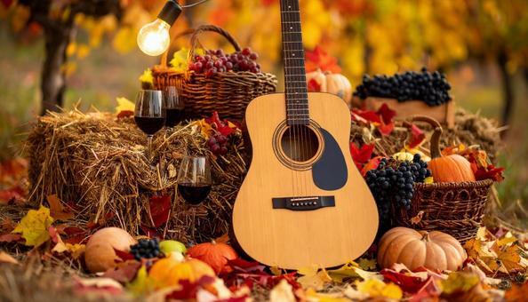 紅葉の中で奏でるハーモニー 紅葉の中で奏でるハーモニーの写真