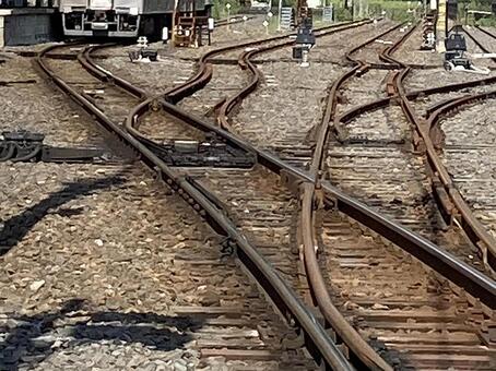 線路 線路,鉄道,線路沿線の写真素材