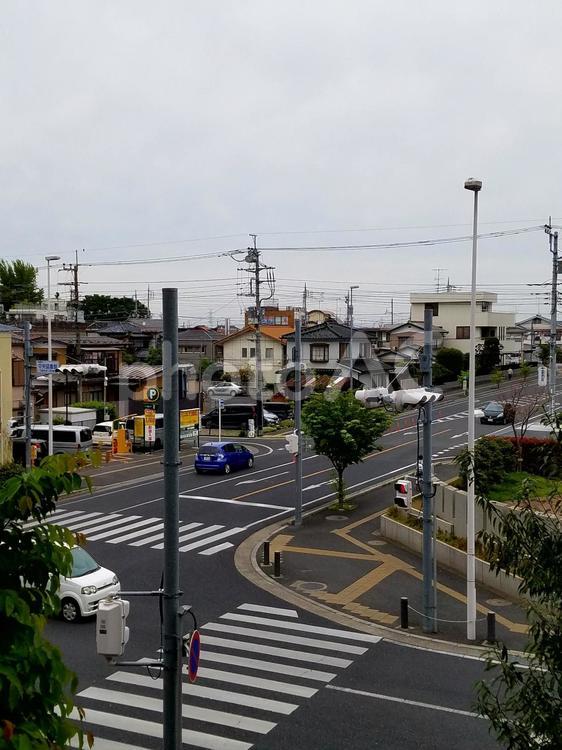 交差点 交差点,道路,通りの写真素材
