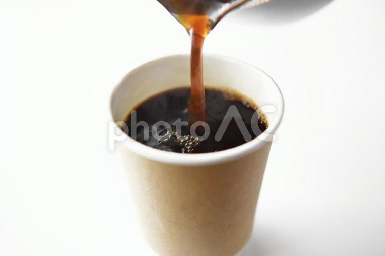 ホットコーヒー　イメージ コーヒー,珈琲,コーヒー豆の写真素材