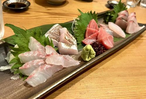 刺身の盛り合わせ 刺身の盛り合わせ 刺身,お造り,和食の写真素材