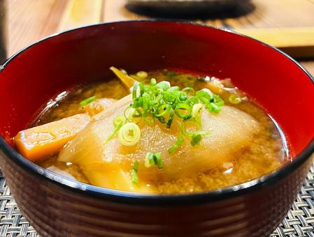 Pork miso soup, JPG Pork miso soup, JPG