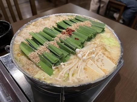 もつ鍋　グルメ もつ鍋,鍋,もつの写真素材