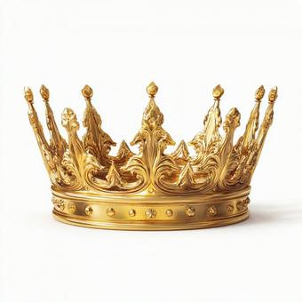 勝利と成功を意味する、輝く金の王冠 勝利と成功を意味する、輝く金の王冠の写真