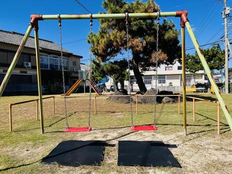 ブランコ ぶらんこ,遊具,公園の写真素材