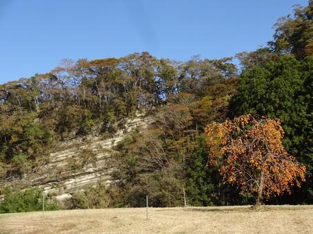 秋の里山 秋の里山 もみじ,山,秋の写真素材