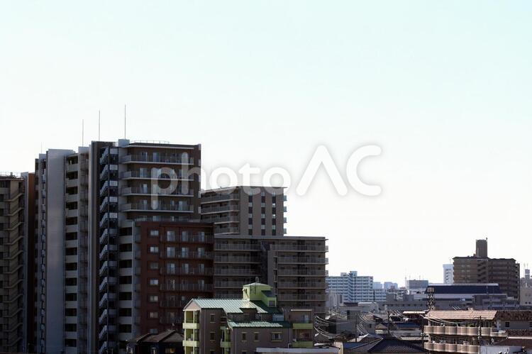 防災　暮らしのイメージ背景 背景,町並み,住宅街の写真素材