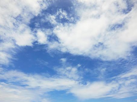雲の広がる青空4 雲の広がる青空4の写真