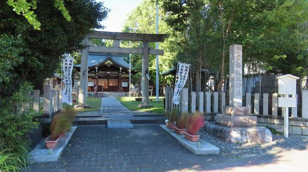 多奈波太神社 鳥居 社標 多奈波太神社 鳥居 社標の写真