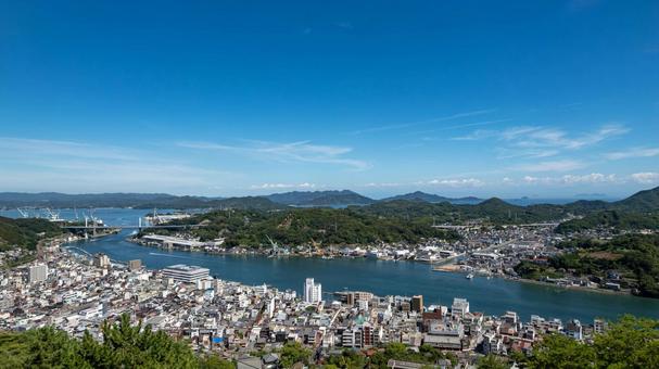 尾道の景色5 尾道の景色5 自然,晴,波の写真素材