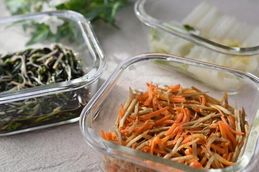 作り置きおかず 作り置き,おかず,副菜の写真素材