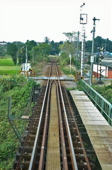 Rural railway tracks, JPG