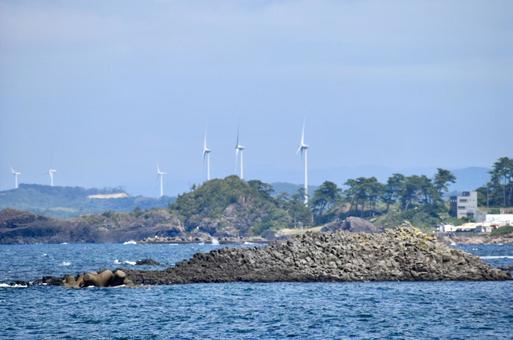 越前の風力発電 越前の風力発電 風力発電,越前,プロペラの写真素材