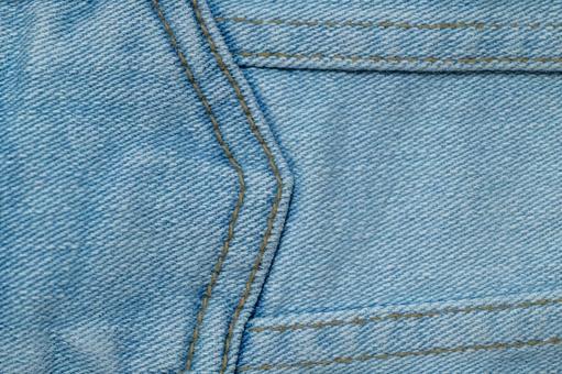 ジーンズの縫い合わせの青いデニム ジーンズの縫い合わせの青いデニム デニム,ジーンズ,ステッチの写真素材