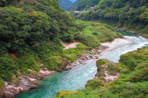 徳島県-大歩危-吉野川 徳島県-大歩危-吉野川 大歩危,吉野川,天然記念物の写真素材