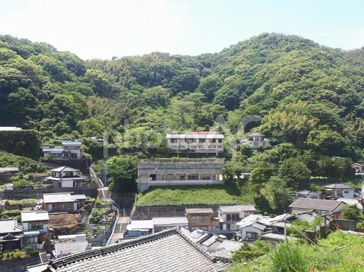 田舎の風景 田舎,山,長崎の写真素材