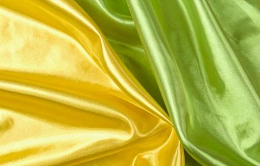 二色の光沢のある布 二色の光沢のある布の写真