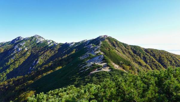 表銀座稜線 表銀座稜線 山,登山,北アルプスの写真素材