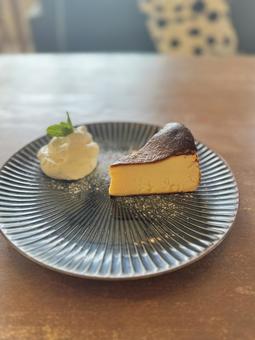 チーズケーキ チーズケーキ ケーキ,デザート,チーズケーキの写真素材