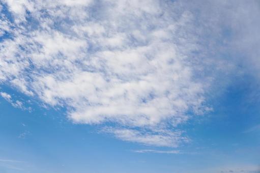 青空と雲 青空と雲の写真