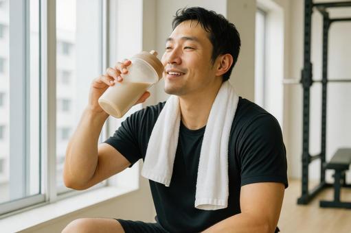 運動後にプロテイン補給 運動後にプロテイン補給の写真