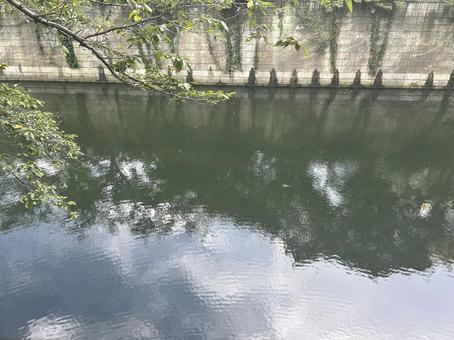 水面 水面 水面,みなも,すいめんの写真素材