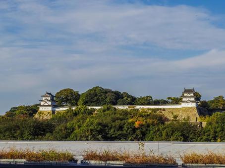 【兵庫県】明石市・明石城跡 明石城跡,明石市,兵庫県の写真素材
