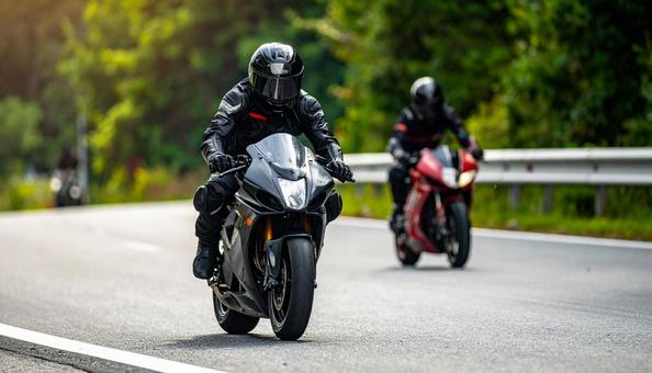 ミニバイクレース ミニバイクレースの写真