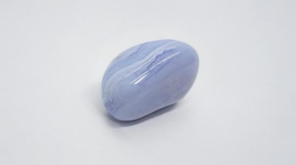 Photo, blue lace agate, agate, natural stone, 