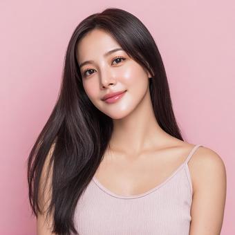 魅力的な笑顔のアジア人女性 魅力的な笑顔のアジア人女性の写真