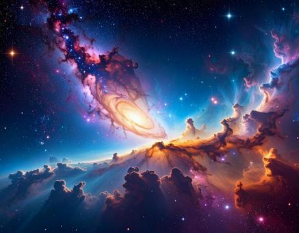 神秘的な宇宙空間 銀河系2 神秘的な宇宙空間 銀河系2の写真