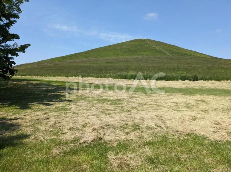 北海道モエレ沼公園 公園,晴れ,モエレ沼公園の写真素材