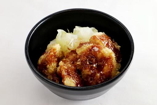 ソースカツ丼 丼,ごはん,どんぶり鉢の写真素材