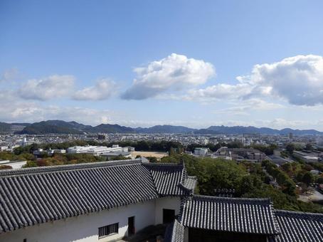 【風景写真】姫路城からの眺め 【風景写真】姫路城からの眺めの写真