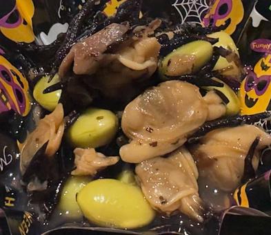 アサリとひじきの梅煮 アサリとひじきの梅煮,アサリ,ひじきの写真素材