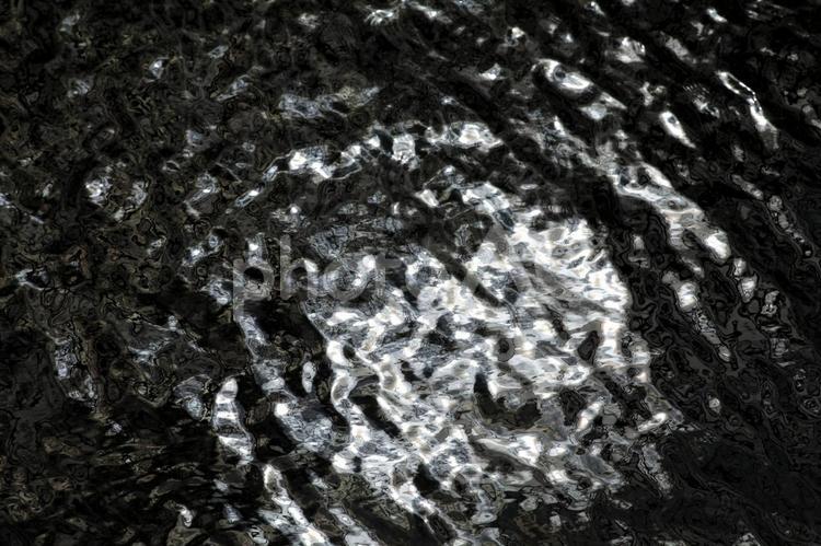 メタリックな水面の模様 メタリック,水面,模様の写真素材