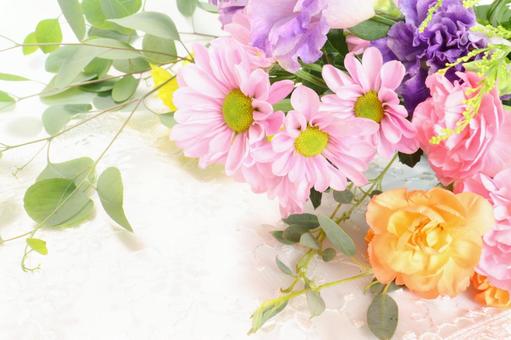 お花のフレーム 1 お花のフレーム 1 花,フレーム,カーネーションの写真素材