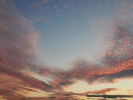 夕焼け 夕焼け,赤い空,赤の写真素材