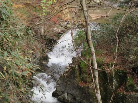 秋の渓谷 自然,風景,鹿又川渓谷の写真素材