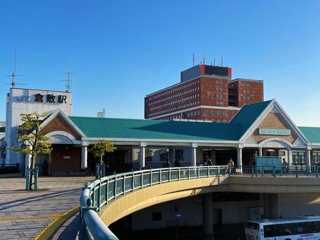 倉敷駅 倉敷駅,岡山県,駅前の写真素材