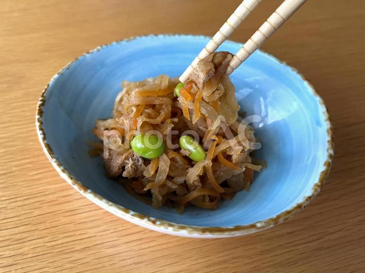 枝豆入り切り干し大根１ 切り干し大根,おかず,枝豆の写真素材