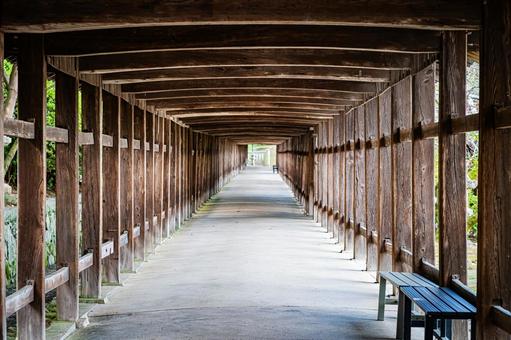 岡山　吉備津神社の風景 吉備津神社,神社,岡山の写真素材