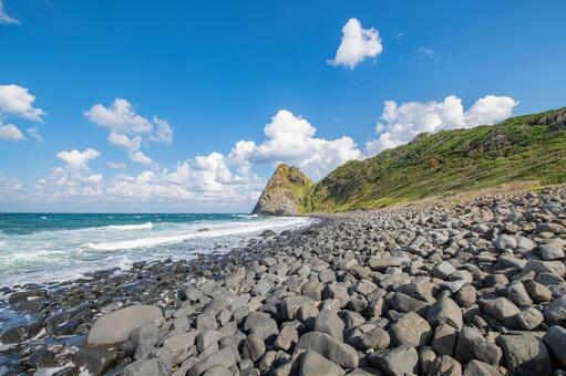 海岸沿いから眺める海の景色 海,海岸,海岸沿いの写真素材