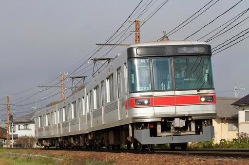 長野電鉄、3000系、M1編成 長野電鉄,長電,3000系の写真素材