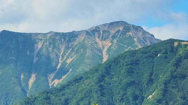 合戦尾根から見る大天井岳 合戦尾根から見る大天井岳 山,登山,燕岳の写真素材