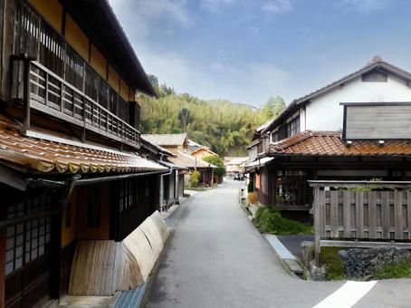 島根 世界遺産 石見銀山 大森の街並み 島根 世界遺産 石見銀山 大森の街並み 石見銀山,世界遺産,大森の写真素材