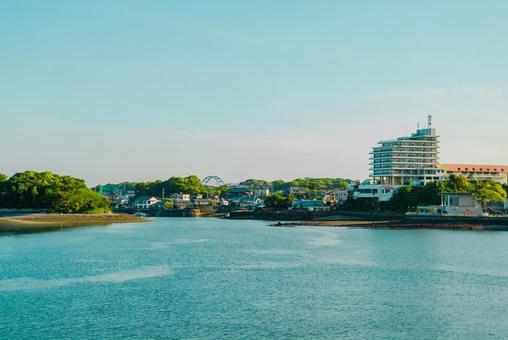 【長崎】フェリーから眺める景色 【長崎】フェリーから眺める景色の写真
