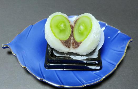 シャインマスカット大福 シャインマスカット大福 大福,お菓子,和菓子の写真素材