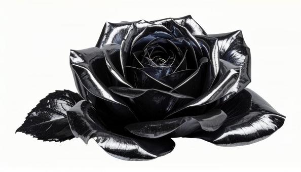 黒薔薇のクローズアップ(背景透過) 黒薔薇のクローズアップ(背景透過)の写真
