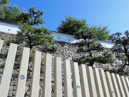 福山城 石垣 福山城 石垣の写真